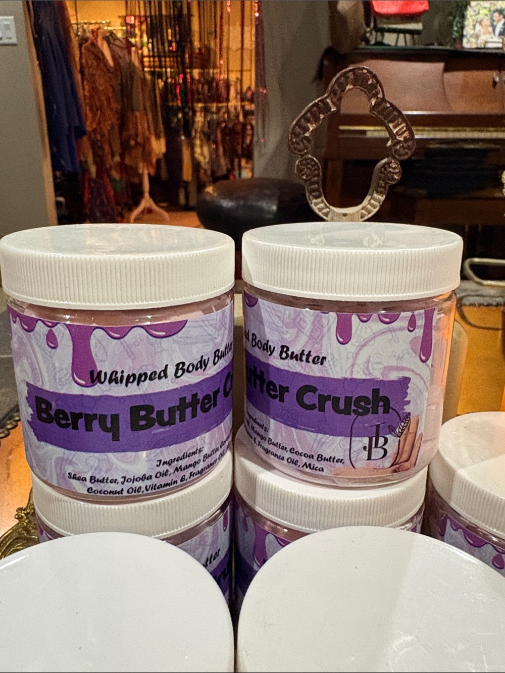 JBotanicals-Whipped Body Butter - Berry Butter Crush NATURAL Bundle 3/$20 mix - Picture 5 of 6